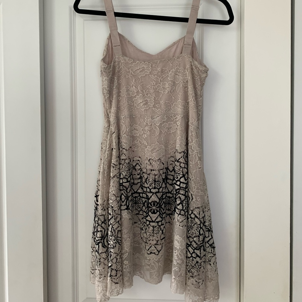 2/$28 Free people lace mini dress - Picture 3 of 6